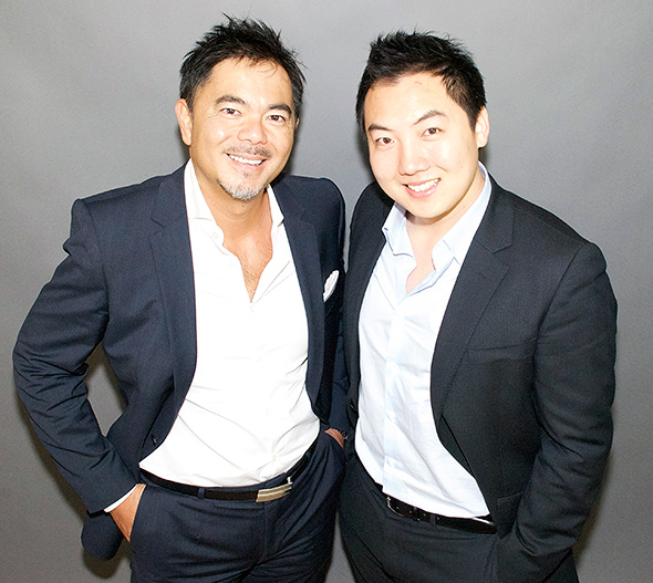 Left, Vincent Wong (Chief Operating Officer), right, John Lee (Chief Executive Officer)